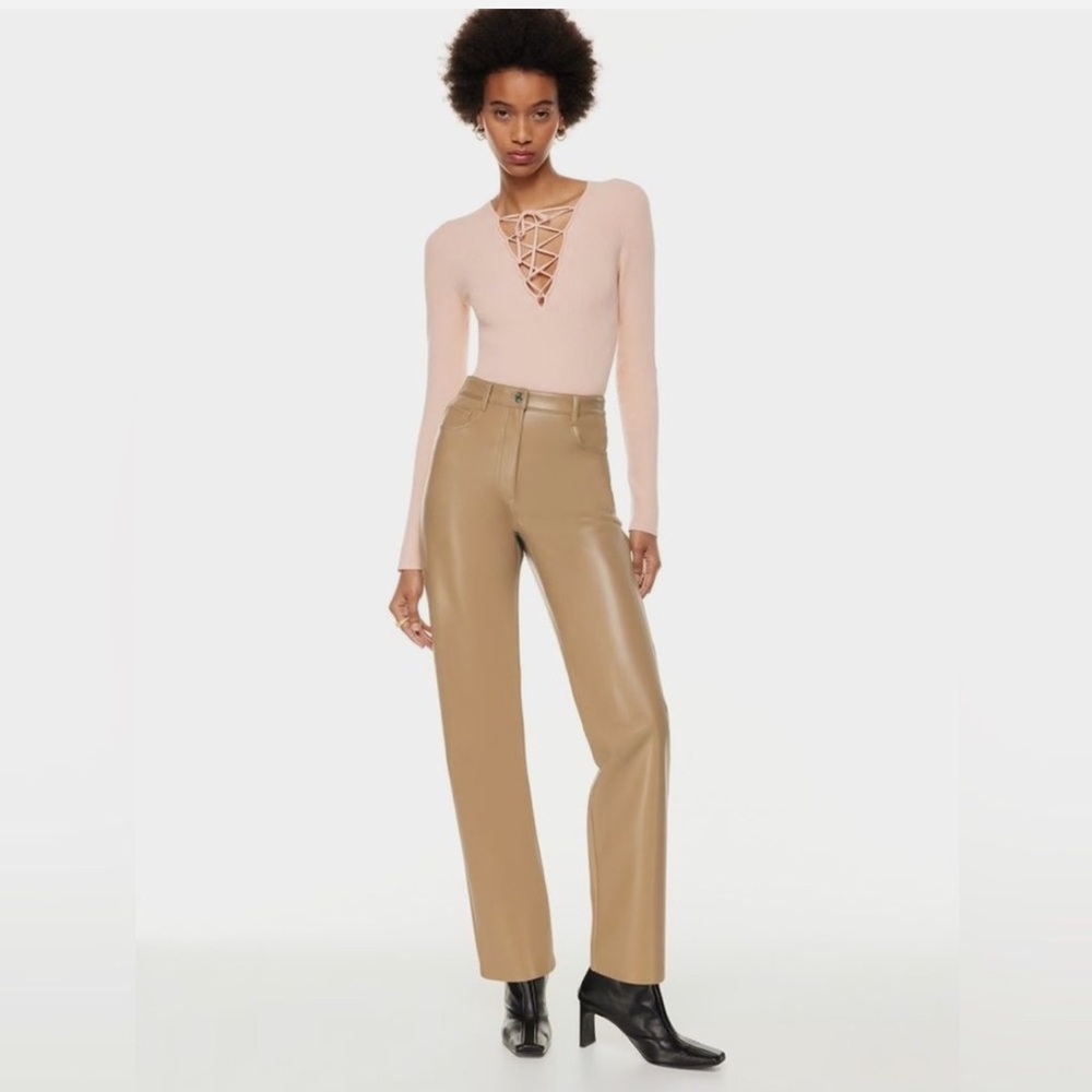 Wilfred The Melina Faux Leather Pant Size 0